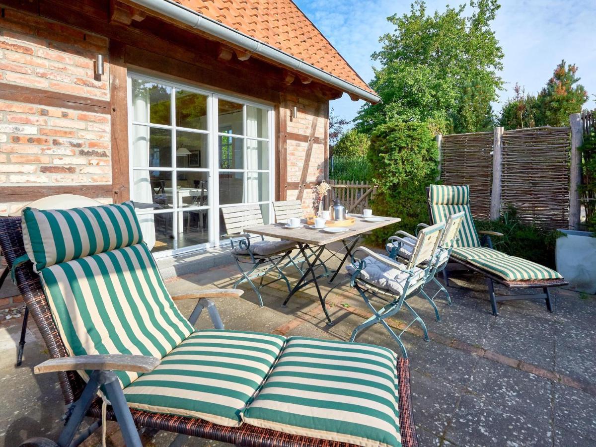 Fachwerkhaeuser Seedorf - Haushaelfte "Sophie Charlott" Mit Kamin Und Terrasse Exteriér fotografie