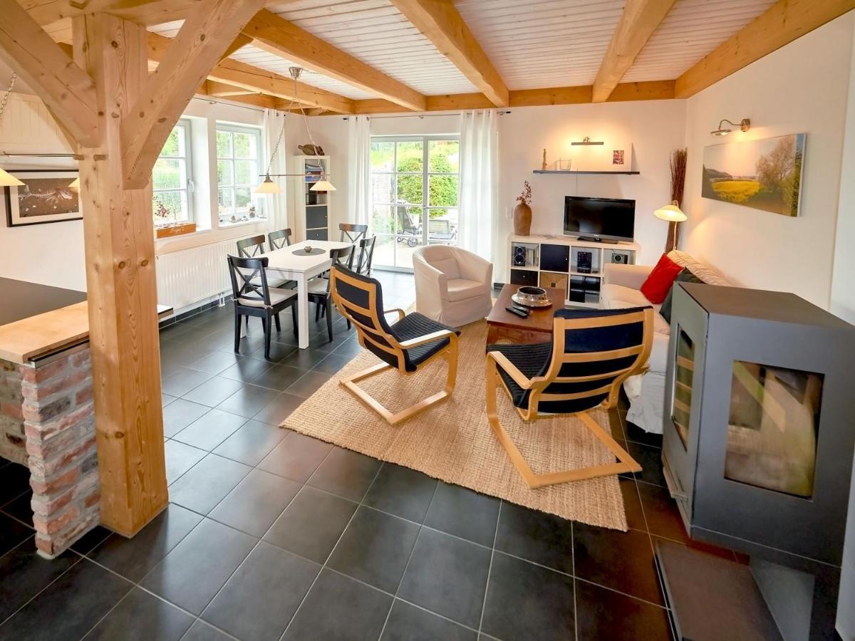 Fachwerkhaeuser Seedorf - Haushaelfte "Sophie Charlott" Mit Kamin Und Terrasse Exteriér fotografie