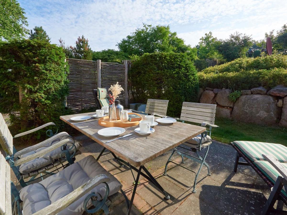 Fachwerkhaeuser Seedorf - Haushaelfte "Sophie Charlott" Mit Kamin Und Terrasse Exteriér fotografie